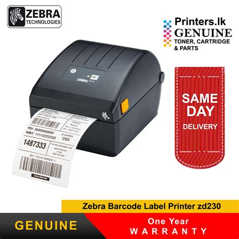 Zebra Barcode Label Printer zd230 Available @ Official Store Sri Lanka