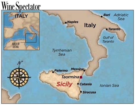 The Wine Regions of Sicily | Wijnkaart