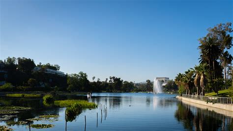 Echo Park lake on Behance