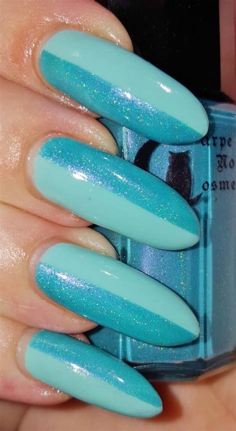 18 Creative and Unique Teal Nail Art Ideas