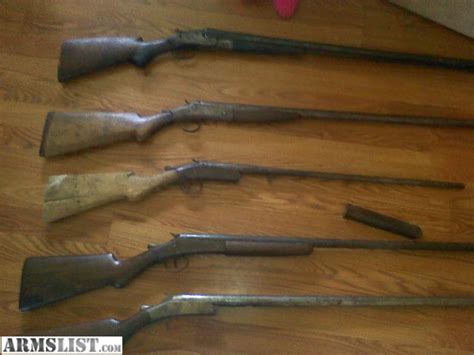 ARMSLIST - For Sale: 5 antique shotguns