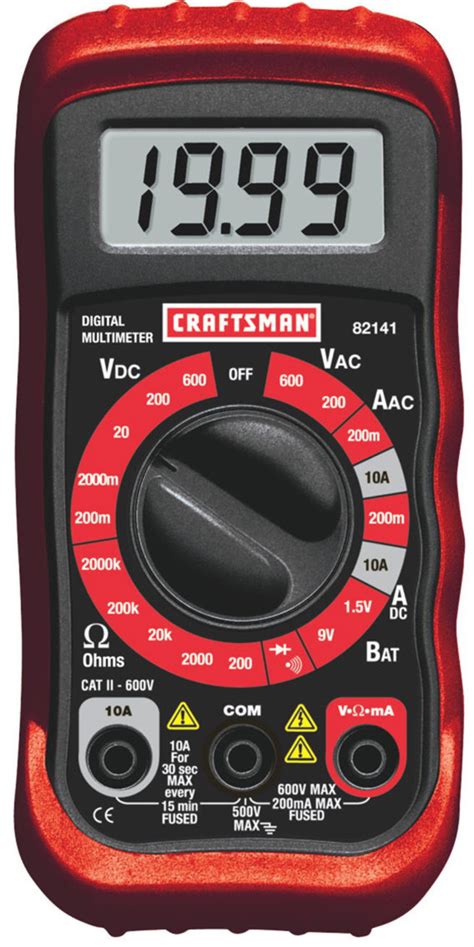 Craftsman® Manual Ranging Multimeter 82141 - RV Parts Express - Specialty RV Parts Retailer