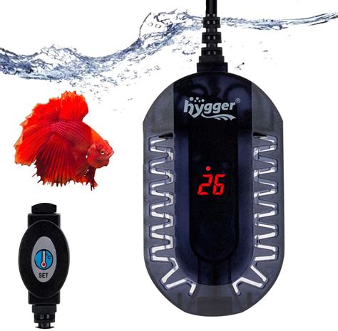 Hygger Submersible Digital Aquarium Heater 100W, Betta Fish Tank Turtle ...