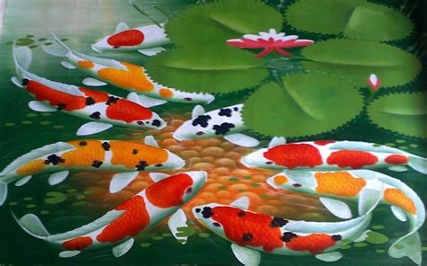 Koi Fishes Background For Computer #4K #wallpaper #hdwallpaper #desktop Wallpaper Keren, Fish ...