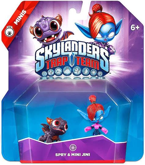 Skylanders Trap Team Minis Spyro Mini Jini Figure 2-Pack Activision - ToyWiz