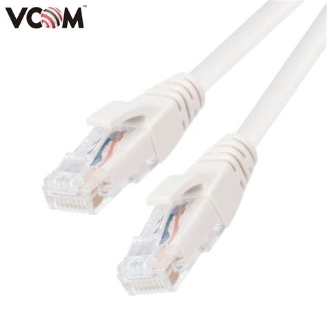 VCOM UTP Cat5e Patch Cord 0.50CCA with button,Grey 5M and 20M (NP511B-5.0 and 20.0) | Lazada PH