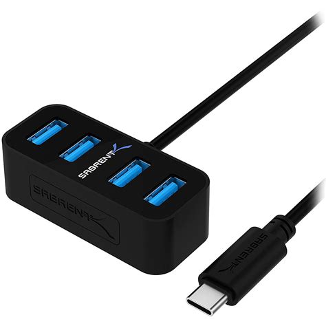 Sabrent 4-Port USB Type-A Mini Portable Hub HB-MNCB B&H Photo