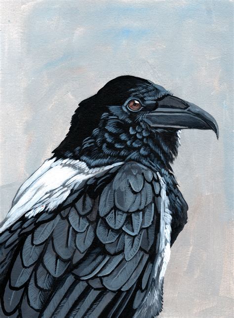 Raven Bird Art