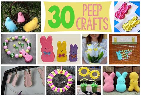 30 Easter Peep Crafts – About Family Crafts