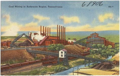 Coal mining in Anthracite Region, Pennsylvania