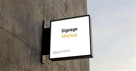 Signage Mockup, Graphic Templates - Envato Elements