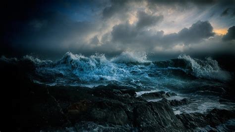 Stormy Ocean Wallpapers - Top Free Stormy Ocean Backgrounds - WallpaperAccess