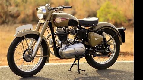 Vintage Royal Enfield G2 1966 with Indore silencer - YouTube