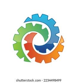 Gear 5 Logo Icon Template Stock Vector (Royalty Free) 2234498499 | Shutterstock