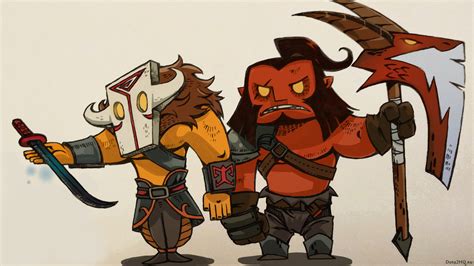 Dota Wallpaper: Dota 2 Cartoon Wallpaper