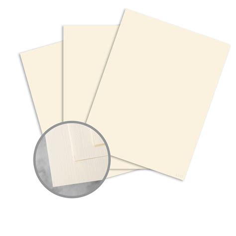 Classic Natural White Paper - 12 x 18 in 80 lb Text Linen | CLASSIC Linen Paper 3-01787-F-P