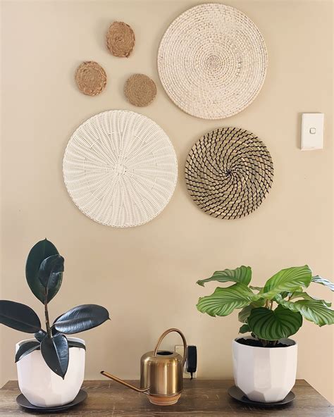 Rattan wall Inspo | Australian home decor, Baby room diy, Basket wall decor