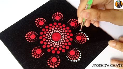 How to make Dot Art| How to use dot Art tools for beginners| Easy Dot Art Mandala Tutorial ...