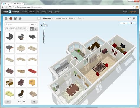 Online floorplanner in 3D - Klaas Nienhuis Studio