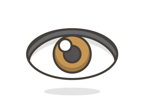 Eye Emoji Icon PNG vector in SVG, PDF, AI, CDR format