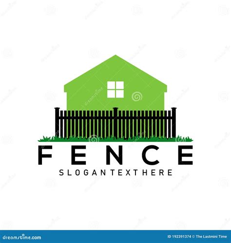 Fence logo design stock vector. Illustration of interior - 192391374