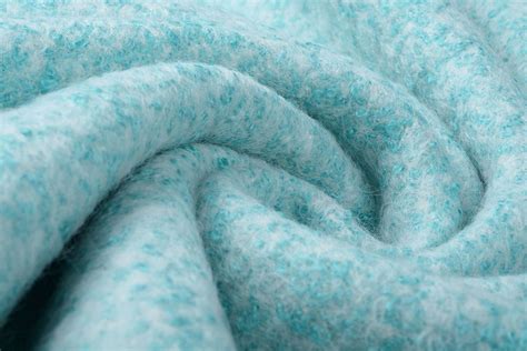 Knitted Woolen fabric Lanoso Aqua - YES Fabrics