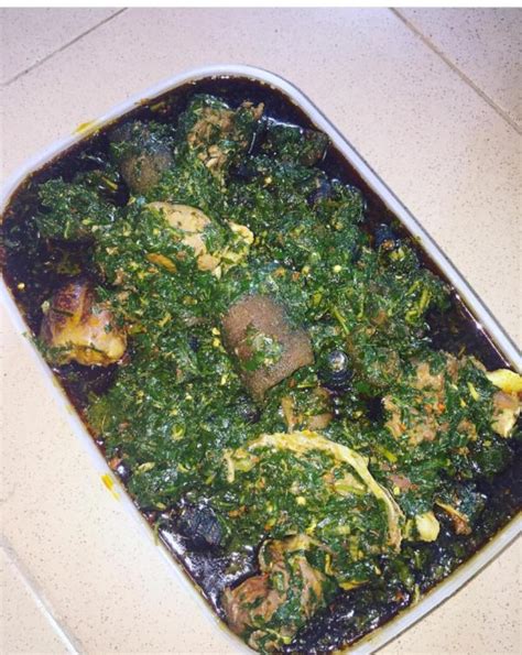 Pots of Afang Soup for delivery | home cooked to your detailed description