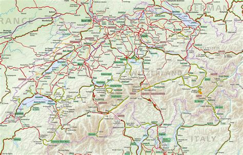 Switzerland Train Map – ACP Rail