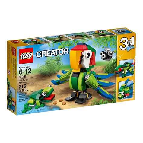 2015 LEGO Creator Rainforest Animals 31031 Set Revealed! - Bricks and Bloks