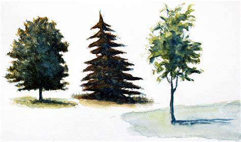 Watercolor Tree Fall