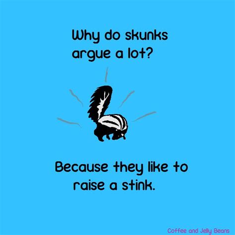 Funny Jokes Animal Jokes Skunk Joke Silly Jokes Puns Kid Jokes Dad ...