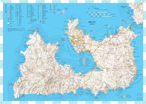 Map 01: Milos - The Island by Milos Smart Maps | Avenza Maps