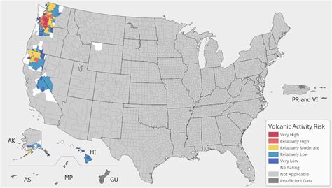 Extinct Volcanoes In Usa Map