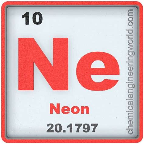 Neon Element Properties and Information - Chemical Engineering World