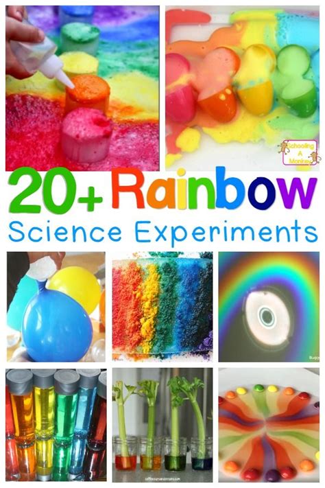 Rainbow science experiments | Science experiments kids, Kid experiments ...