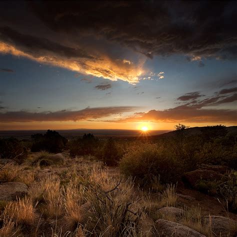 New Mexico Desert Sunset - Outskirts of Albuquerque - Matt Tilghman ...