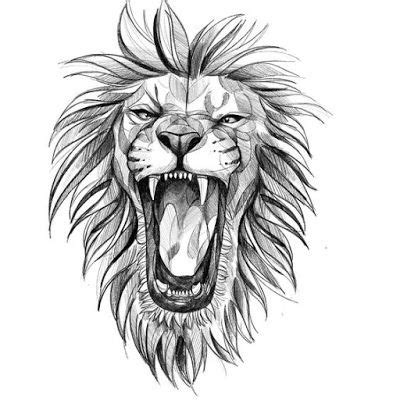 Lion Tattoo Stencils | Lion tattoo, Lion head tattoos, Lion tattoo design