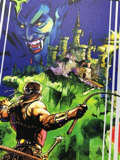 Castlevania for NES Box art print on 8x12 canvas video game | Etsy