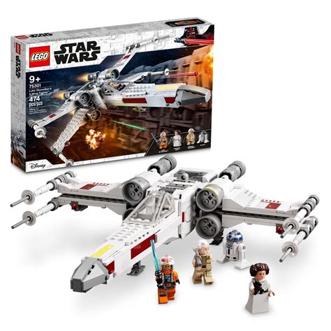 LEGO Star Wars Luke Skywalker's X-Wing Fighter 75301 Building Toy Set ...