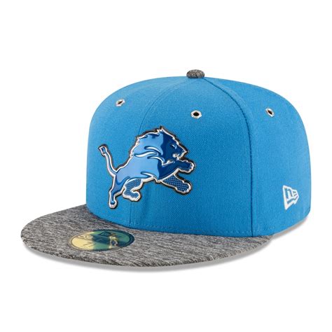 New Era Detroit Lions Blue On Stage 59FIFTY Fitted Hat