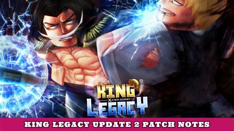 King Legacy Update 2 Log Patch Notes - Try Hard Guides