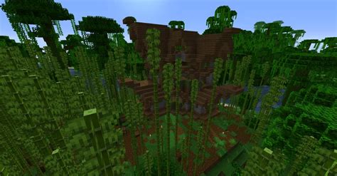 bamboo house Minecraft Map