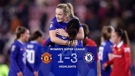 Man United 1-3 Chelsea | Highlights | WSL | Video | Official Site | Chelsea Football Club