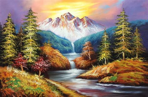 Buy Beauty Of Nature 3 - Realism, Landscape, Nature Painting Online | Fizdi