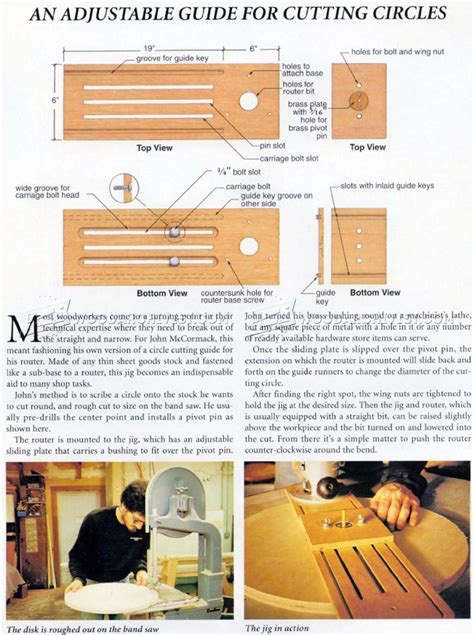 Router Circle Cutting Jig • WoodArchivist