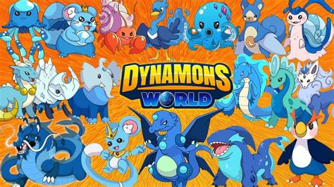 All Water Type Dynamons Stage 1 Evolution | Dynamons World - YouTube