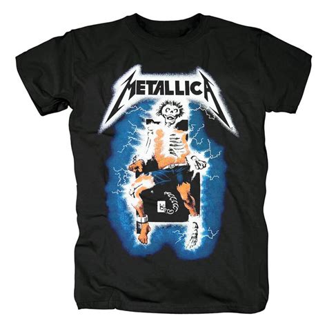 Metallica Band Tee Shirts Us Metal Rock T-Shirt | WISHINY