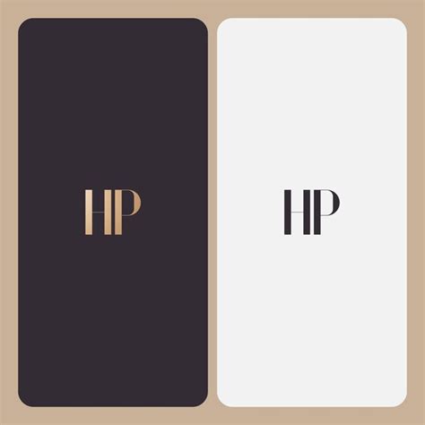 Premium Vector | Hp logo design template