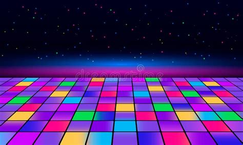 disco dance floor drawing - maleteacherartillustration