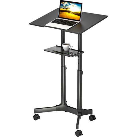 Buy BONTEC Lecterns & Podiums Portable Mobile Standing Laptop Desk, Sit ...